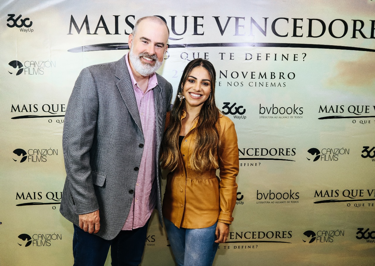  Alex Kendrick e Gabriela Rocha participam da pré-estreia do filme “Mais Que Vencedores” no Rio de Janeiro