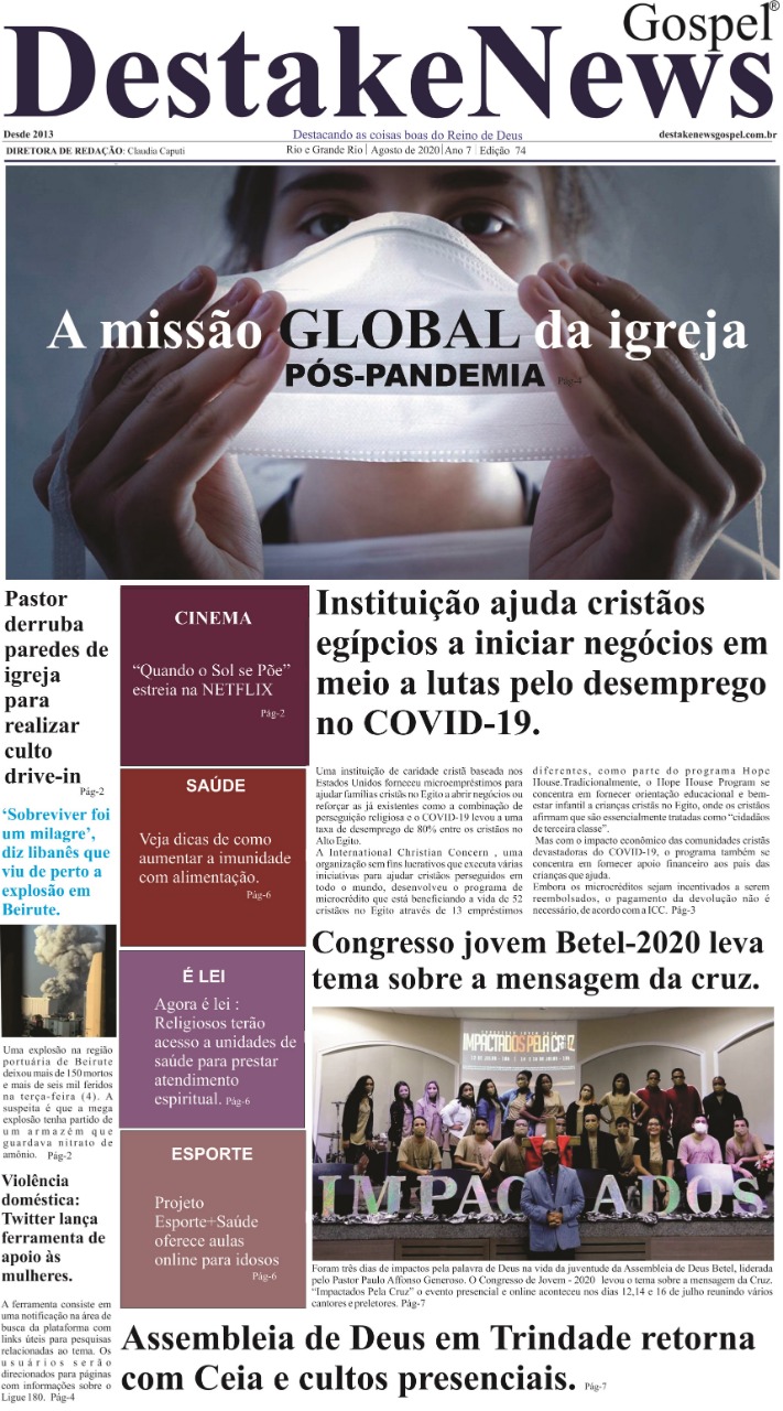  Destake News Gospel – Agosto 2020