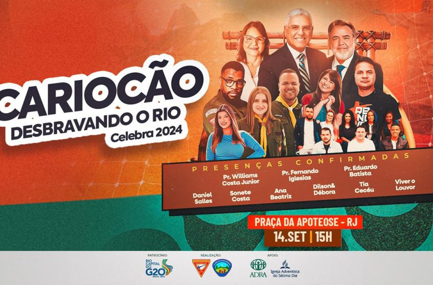  Clube de Desbravadores e Aventureiros da Igreja Adventista do Sétimo Dia celebram o Dia do Desbravador com grande evento na Praça da Apoteose, no Rio de Janeiro