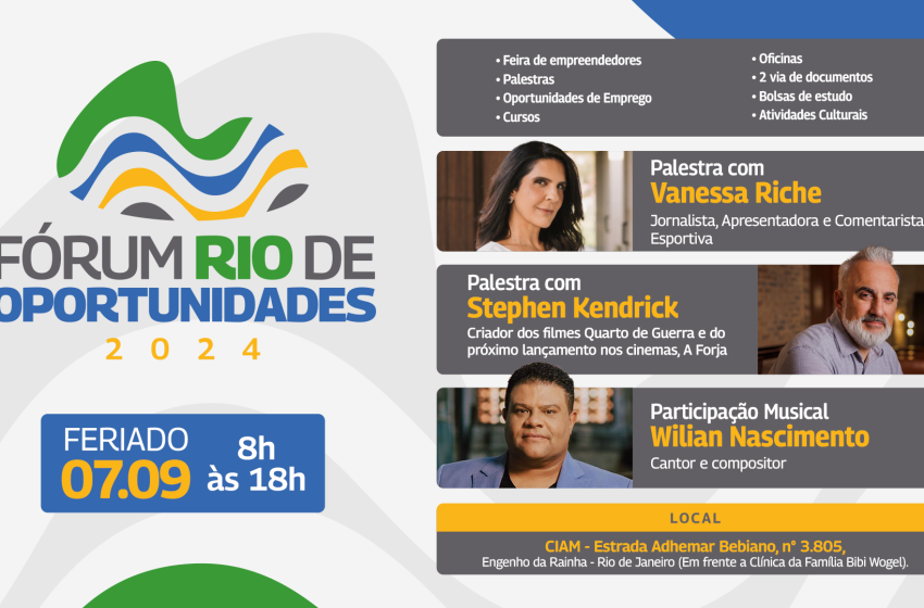  Rio de Janeiro recebe primeira edição do Fórum Rio de Oportunidades